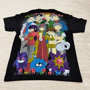 Backstock Co Pokemon Gym Leaders T-Shirt Modern AOP Indigo League Men's Large